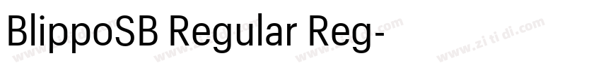 BlippoSB Regular Reg字体转换